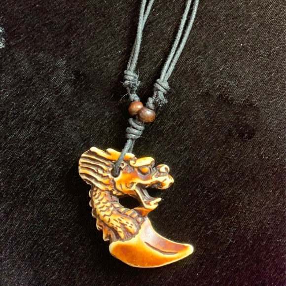 Dragon Claw Pendant Necklace - Picture 2 of 2